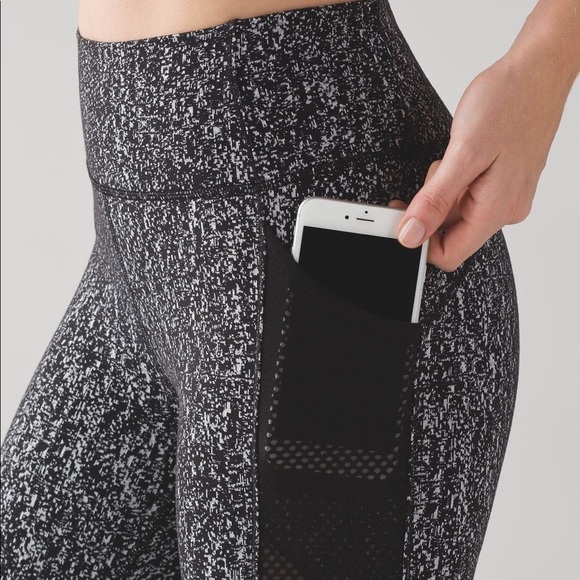 Lululemon Fit Physique Crop Legging Jacquard Black - Picture 10 of 11